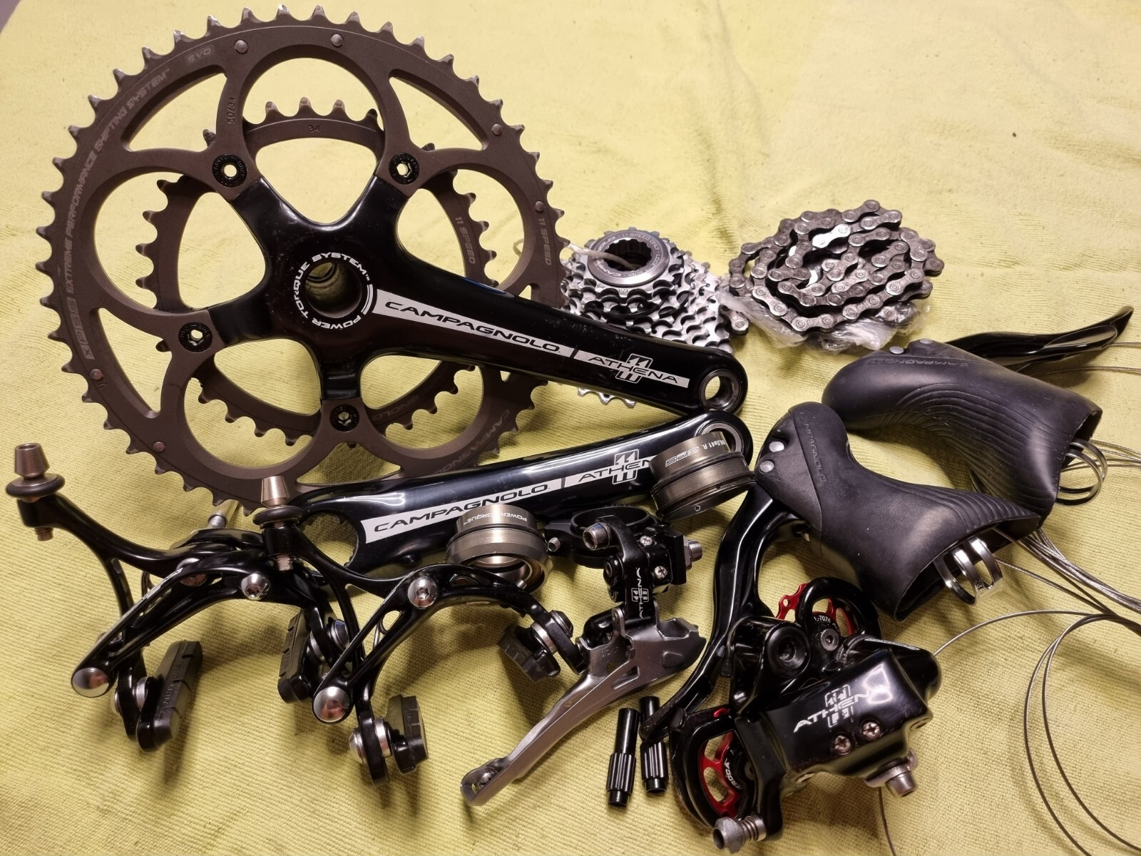 Campagnolo Athena 11 Group Road, Crank, Brakes, Derailleurs Campagnolo Athena 11 Group Road, Crank, Brakes, Derailleurs
