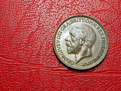 GEORGE V HIGH GRADE FARTHING COIN 1933 CX15