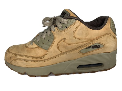 Nike Air Max 90 Winter PRM Flax Wheat GS Size 6.5Y Wheat
