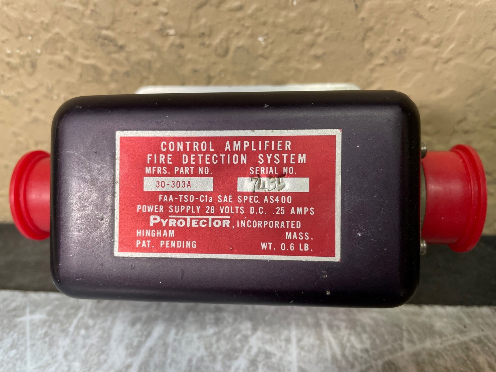 Control Amplifier Fire Detection System 30-303A Removed Working