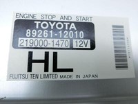 Toyota Auris ZW E150 10-12 Steuergerät ECU Modul für Start Stop Toyota Auris ZW E150 10-12 27.10.2010 89261-12010... Vorschau 2
