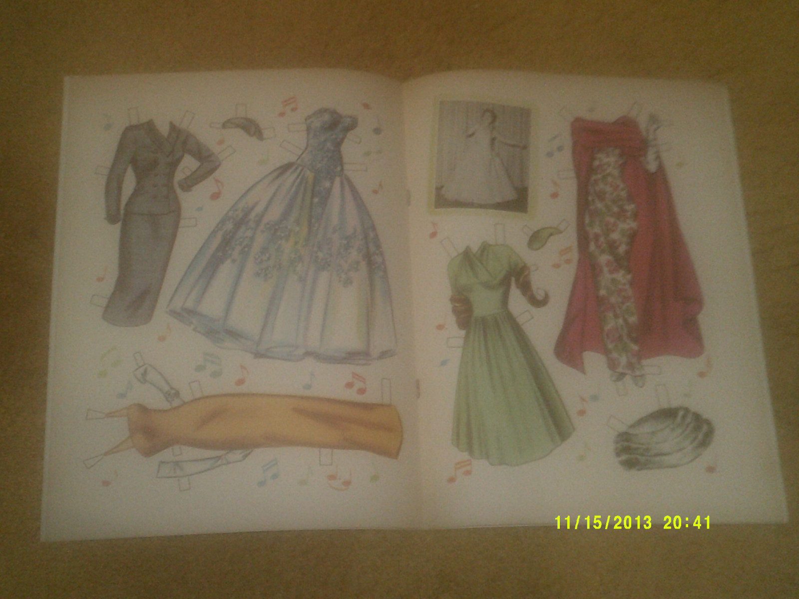 PATTI PAGE ORIGINAL '58 Paper Doll Book (4 pp.--clothes,back cover has 