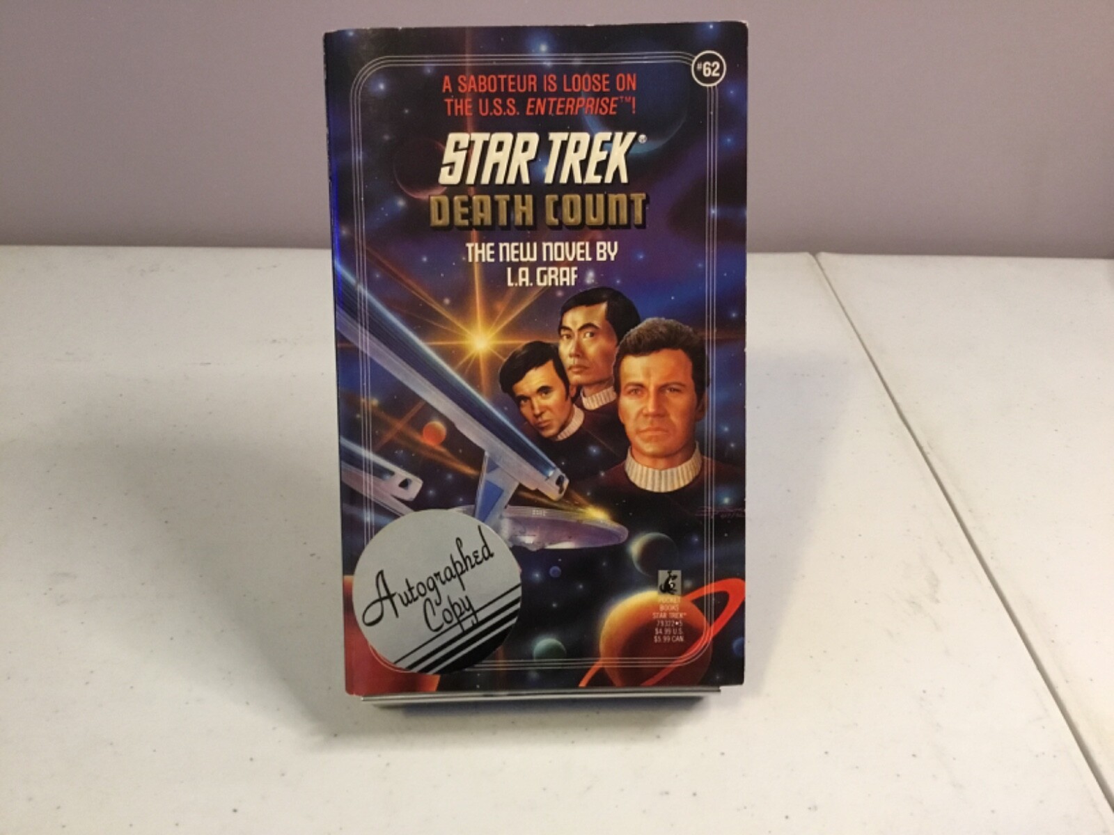 Star Trek Death Count by L.A. Graf (Autographed Copy by L.A.