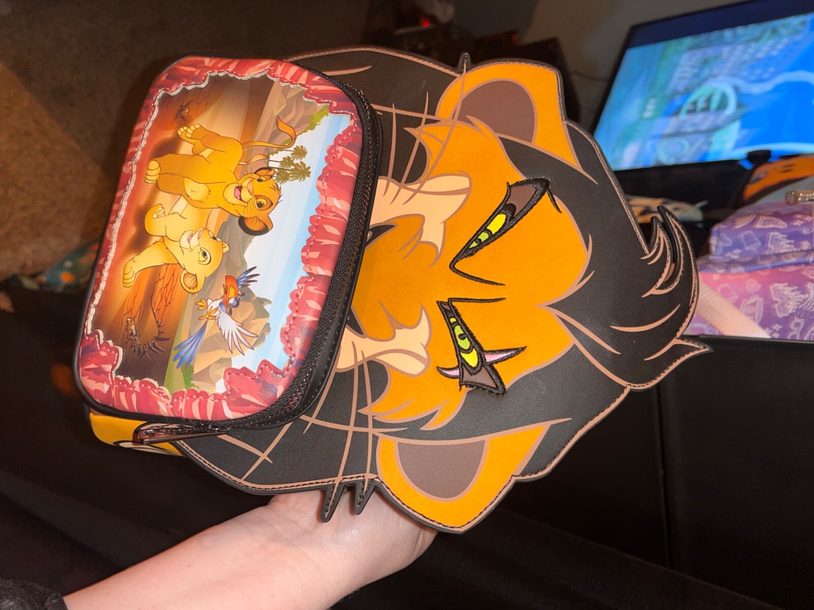 【Lounge Fly】Lion King Scar Villains Scene Mini Backpack Lion King Scar Villains Scene Mini Backpack