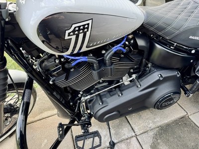 10mm Ton's Spark plug wires Blue Silicone 2018+ Harley