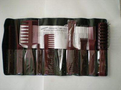 MARIANNA 9 piece Professional Hair Styling Comb & Brush  Set  New