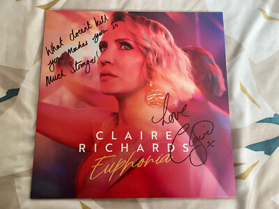 Claire Richards Signed - Euphoria Marbled Vinyl LP (Signed & Personalised 2)