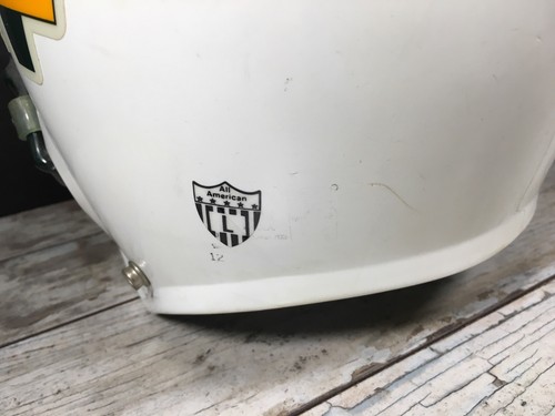 St. Norbert Green Knights Used Helmet 1990’s Football Worn Game