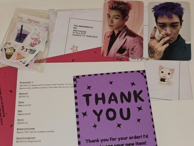 BIG BANG T.O.P FM PHOTOCARD [FANMADE LOMO PC SQUID GAME THANOS TOP