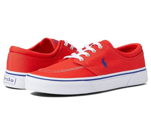 

Мужские низкие кроссовки Polo Ralph Lauren из парусины Tomato/Heritage Royal, США