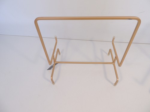 Tripar Large Gold Metal Display Stands Pair 10" Easel for Bowl Platter Cookbook