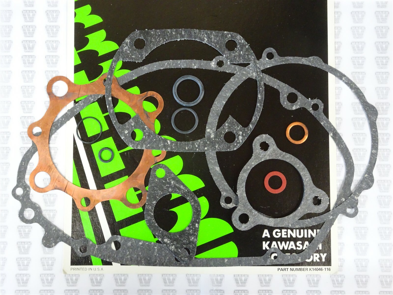 Kawasaki NOS NEW K14046-116 Gasket Set Kit KX KX450 | eBay