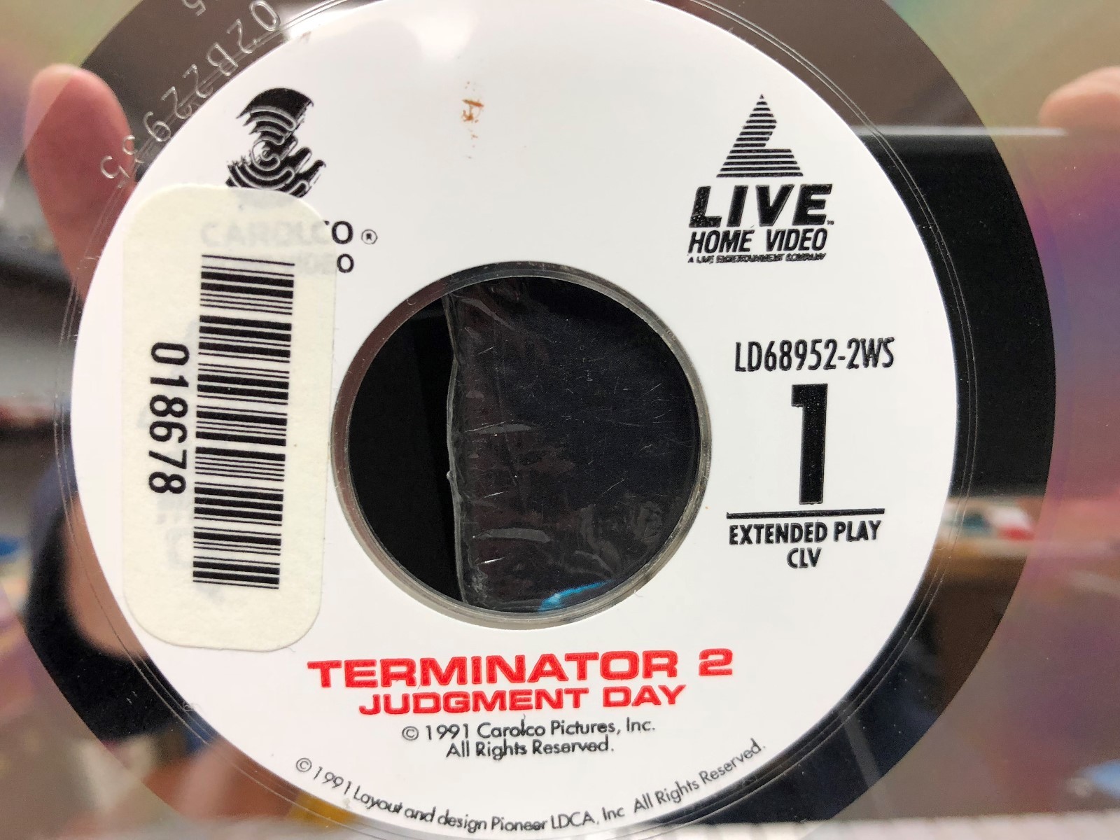 Arnold Schwarzenegger Terminator 2 Judgment Day Laserdisc Widescreen Edition