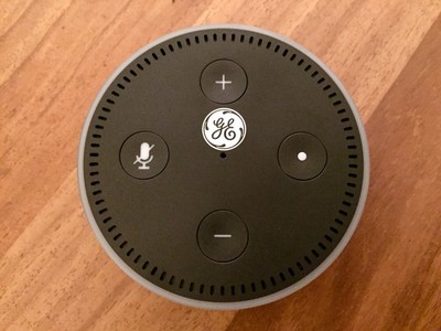 Amazon Echo Dot 2nd Generation - Black - Custom GE Logo