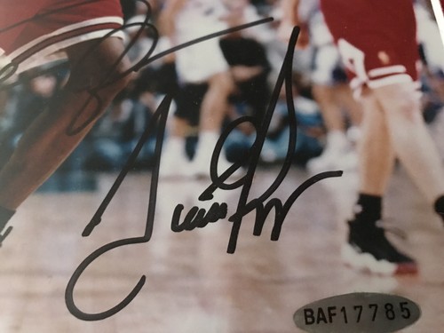 Michael Jordan & Scottie Pippen  Signed 