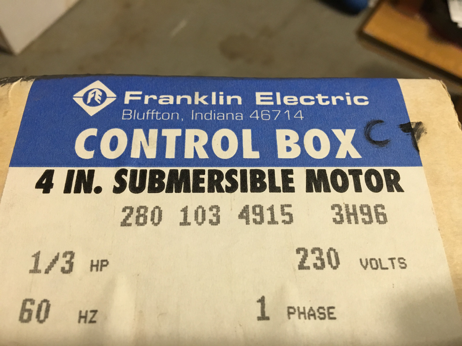FRANKLIN ELECTRIC 2801034915 4
