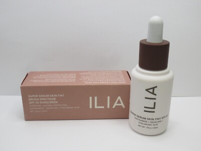 ILIA SUPER SERUM SKIN TINT SPF 40 SUNSCREEN ST18 ROQUE 1 OZ BOXED
