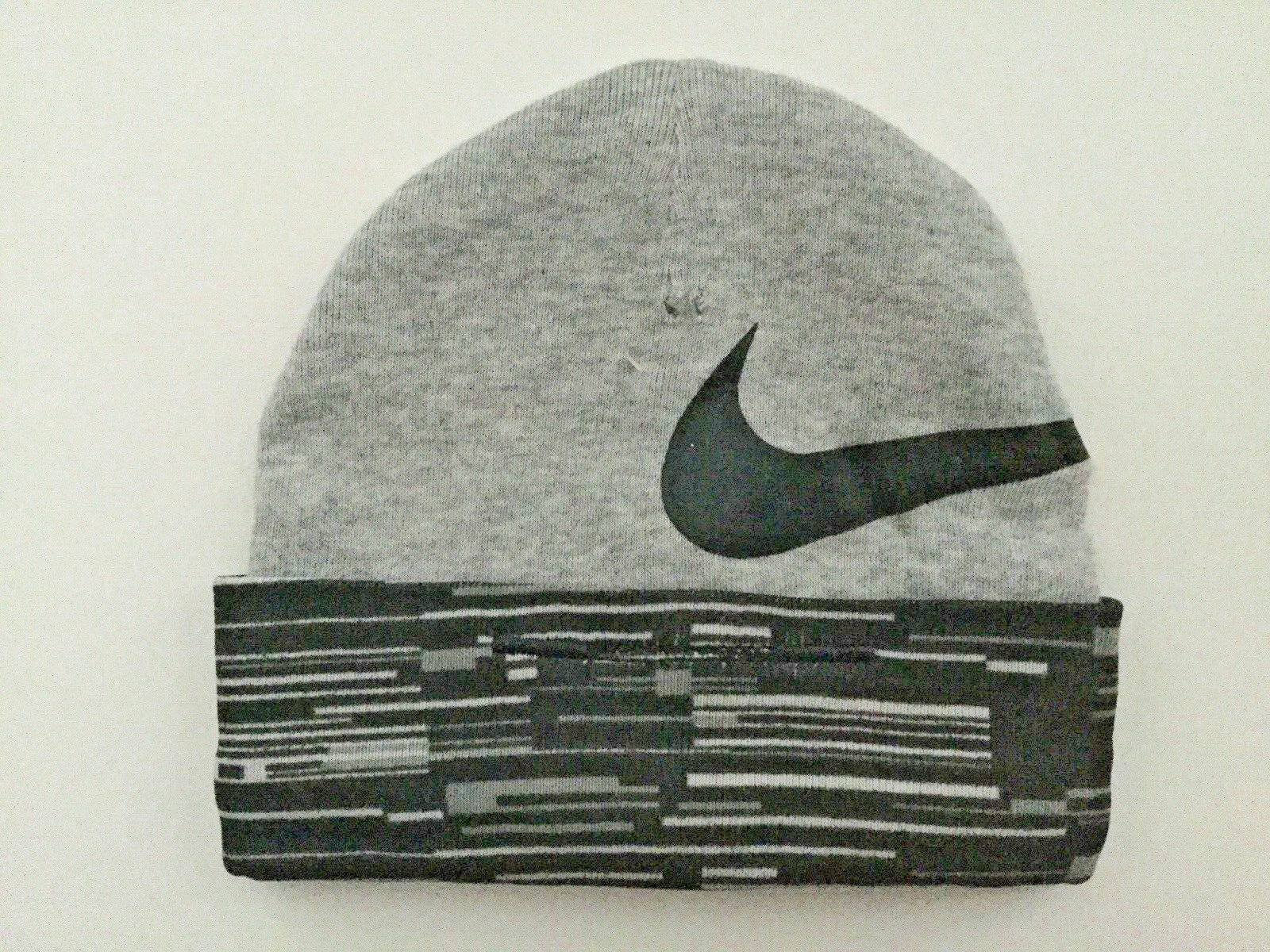 Lot Of 3 Nike Air Jordan 0-6 Mo. Infant Baby Hat Beanie & 1 Pair Of Socks