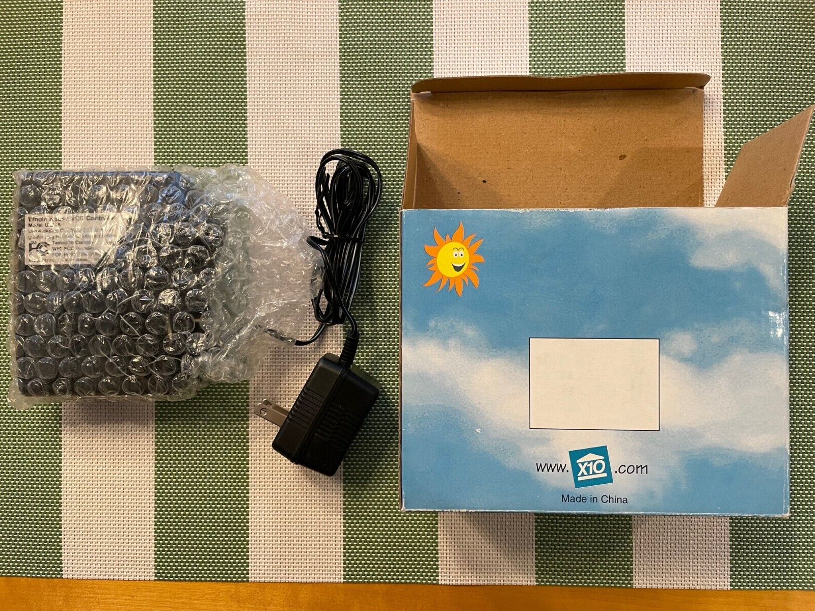 X10 Whole House Vcr Controller Ux21a-c With Ac Adapter, Ir Cable
