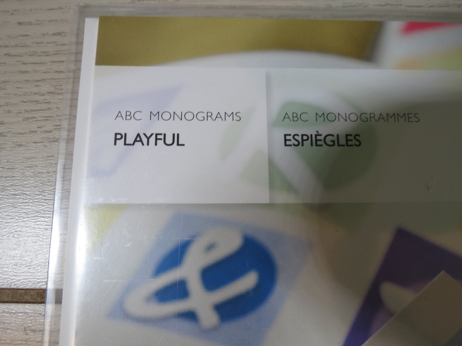 Creative Memories ABC Monograms Stickers Playful - NEW