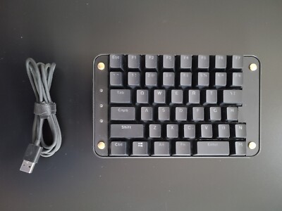 Koolertron Gaming Keyboard Mechanical Programmable One Hand Cherry MX Black