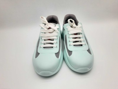 Prada America's Cup Glass Blue Grey Sneakers Size It 41/ Us 11 W Do0624lrxde