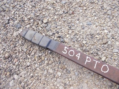 Farmall 504 Rowcrop Tractor IH Power Take Off PTO engagement lever & linkage rod
