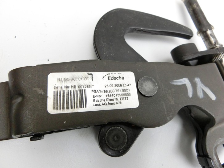 Peugeot 207 CC 07-09 Cabriolet Scharnier Verriegelung Dachhaken für Verdeck Links Vorne Peugeot 207 CC 07-09... Vorschau 2