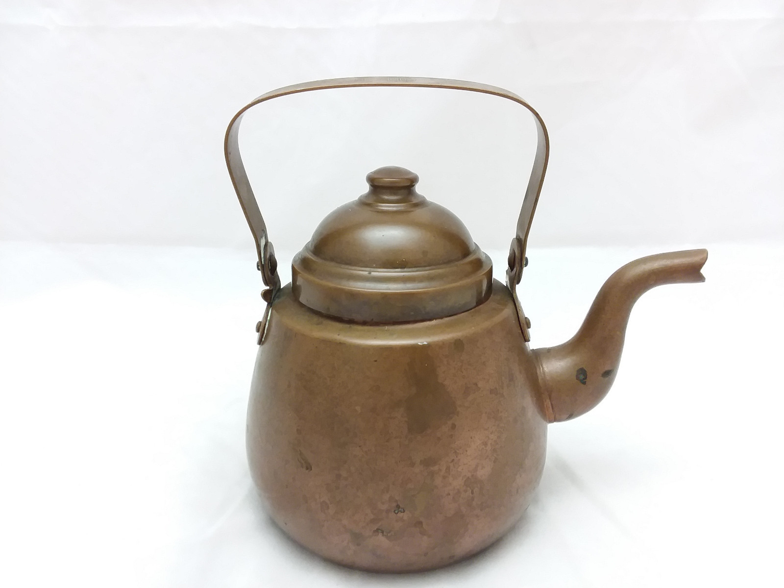 Peltiteos Helsinki O.Y. Copper Tea Kettle 1L Teapot with Sugar Bowl and Creamer