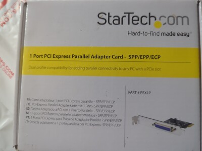 Startech 1 Port PCI Express Parallel Adapter Card