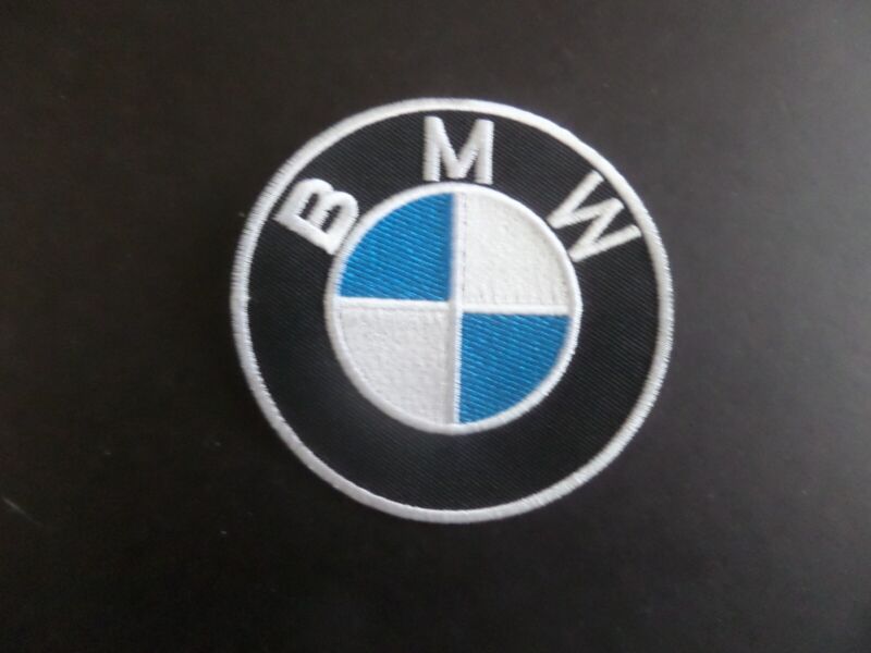 BMW" AUTOMOTIVE EMBRODIERED IRON ON PATCH 3 X 3