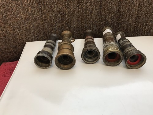 5 Vintage Hose Nozzels