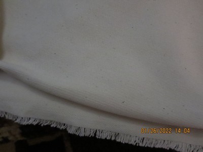 CREAM CANVAS FABRIC--1 YARD 25'' X 48''--#RLP5A-18