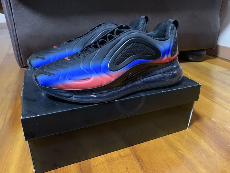 nike air max 720 black racer blue flash crimson