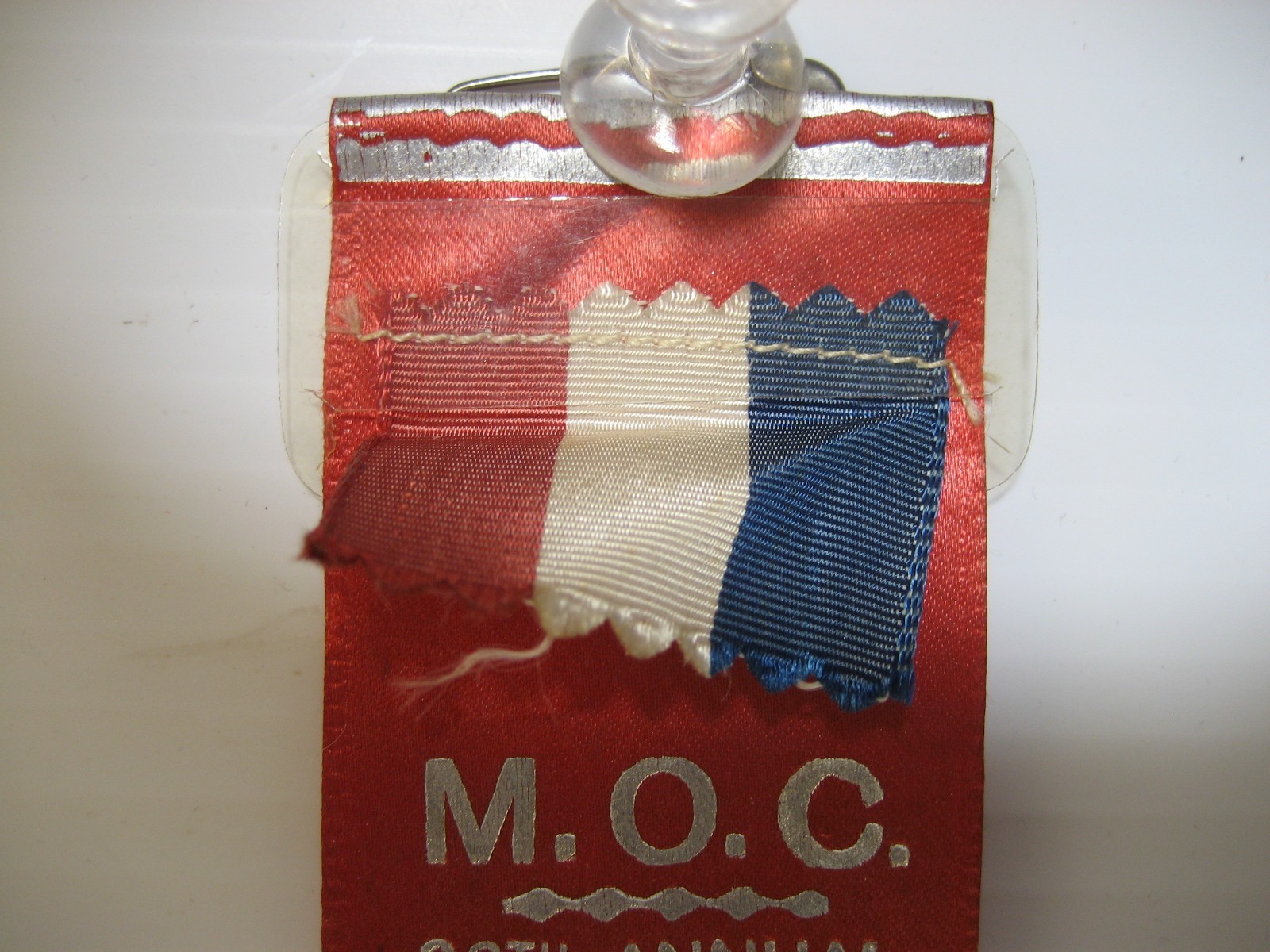 1944 VFW & Aux. 26th Annual Encampment, Asbury Park, New Jersey, Ribbon & Button