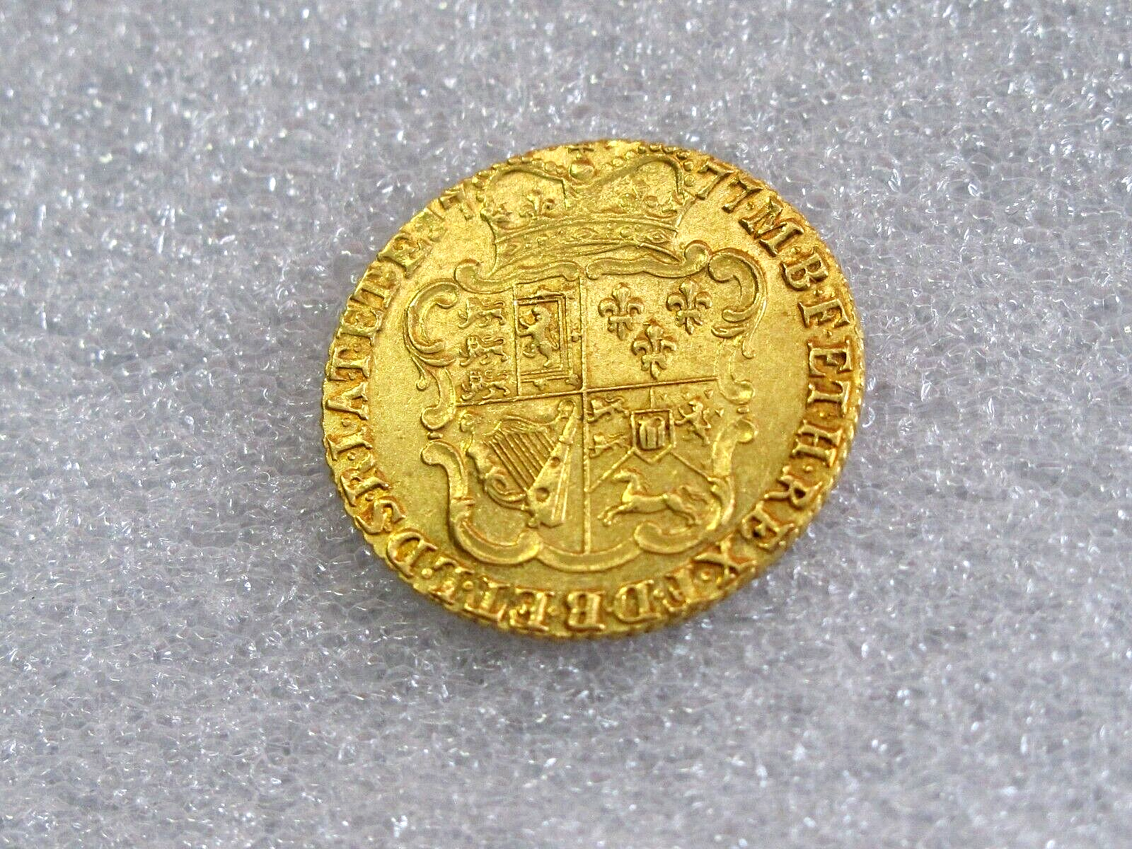 GREAT BRITAIN. George III 1777 Gold Half-Guinea AU | eBay