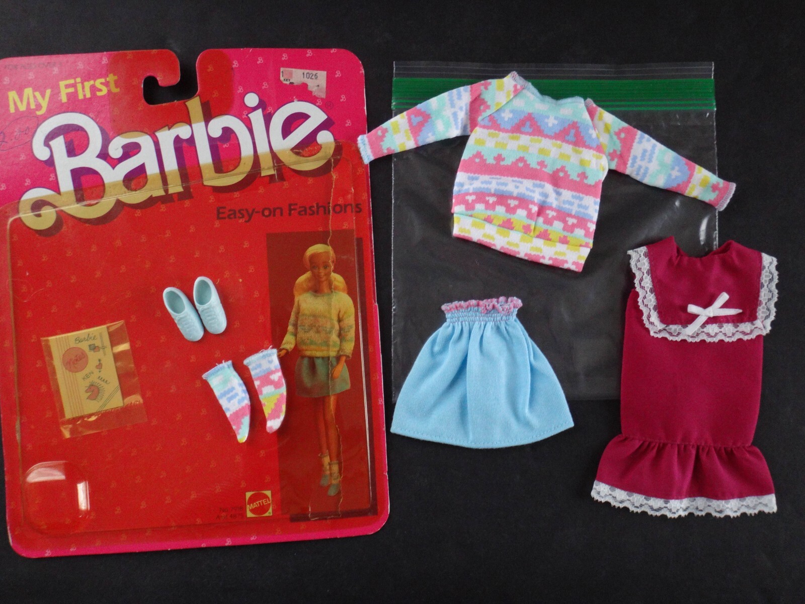 BARBIE My First Fashions Lot / #7918 Aztec Sweater Teal