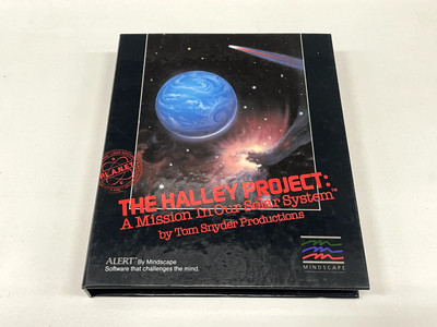 The Halley Project Mission In Solar System by Mindscape Commodore 64 C64 TESTED