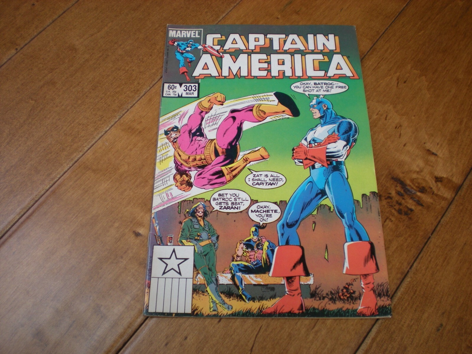 Captain America #303 (1968 1st Series) Marvel Comics 'Batroc