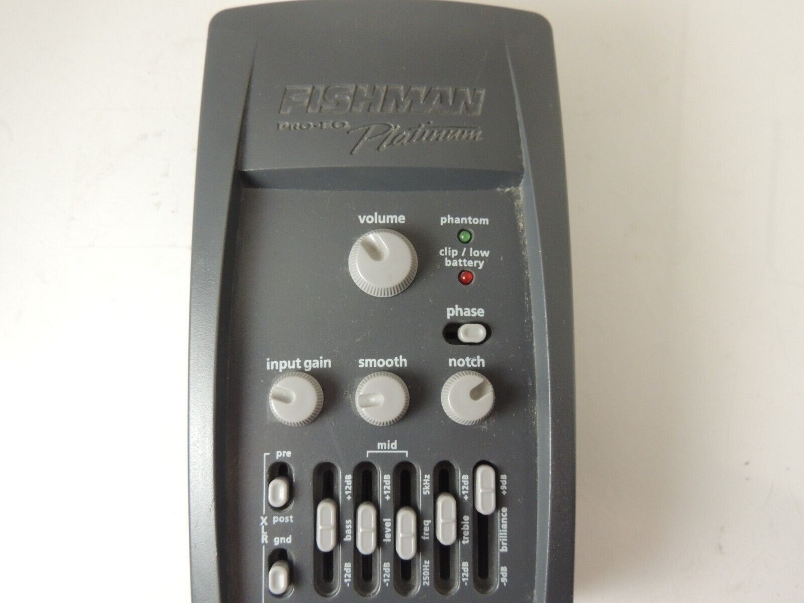 Fishman Pro EQ Platinum Preamp Equalizer Preamplifier Free Fishman Pro EQ Platinum Preamp Equalizer Preamplifier Free