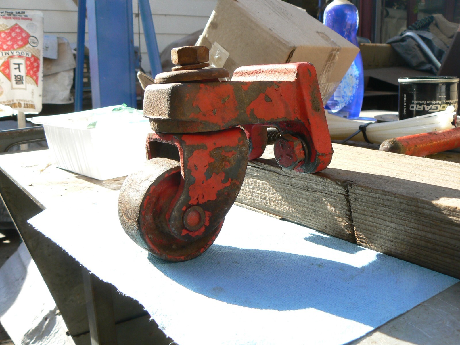 Vintage Floor Jack Caster Wheel Assembly | eBay