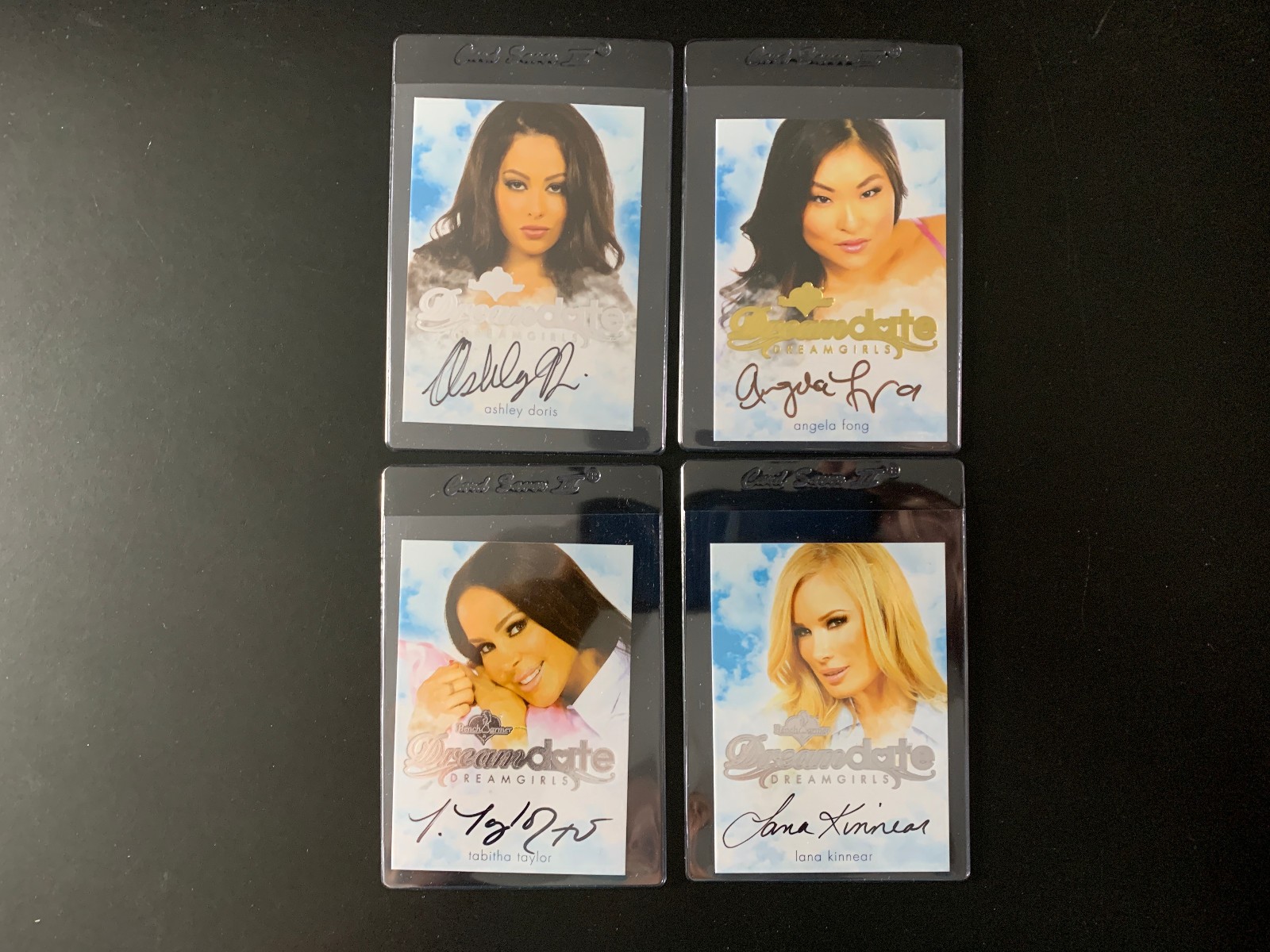 2016 Bench Warmer Dream Girls Dream Date Autograph Fong Taylor 4 Card Lot #2
