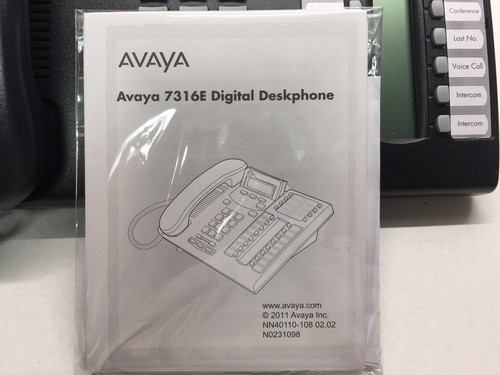 Avaya Nortel Norstar T7316E Charcoal  Phone Set Telephone - Tested