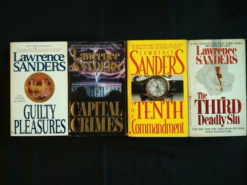 Lot Of 15 Lawrence Sanders Paperbacks