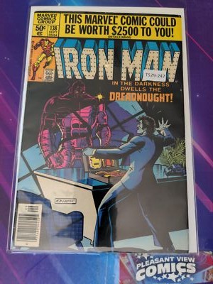 IRON MAN #138 VOL. 1 8.0 1ST APP NEWSSTAND MARVEL COMIC BOOK TS29-247