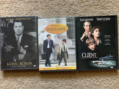 A Civil Action, The Rainmaker, The Client DVDS Very Good