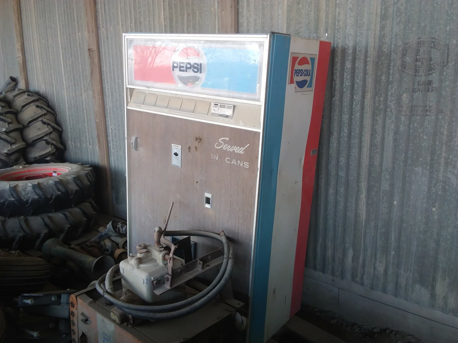 Pepsi Cola Vending Machine (Choice-Vend Brand) CVS-210 *Vintage