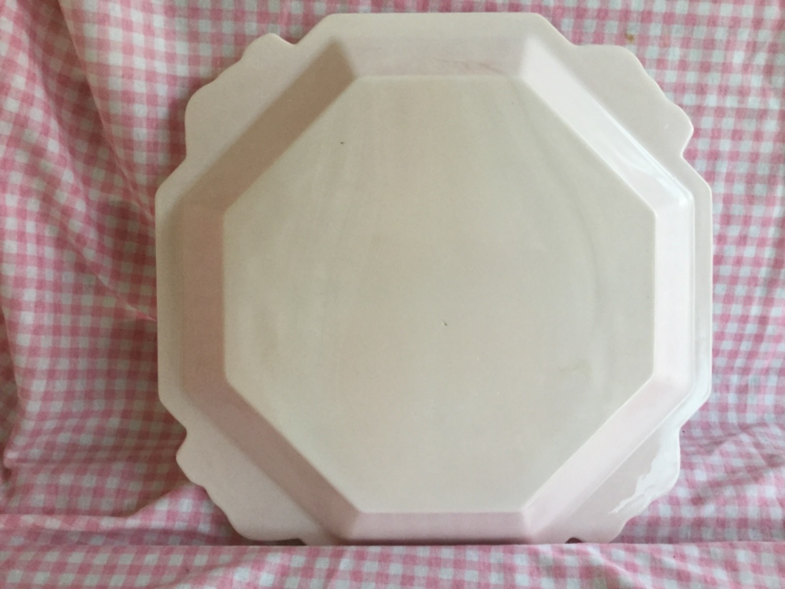 Vintage Jeannette Shell Pink Milk Glass 4-Part Divided Relish/Serving Dish - ca.