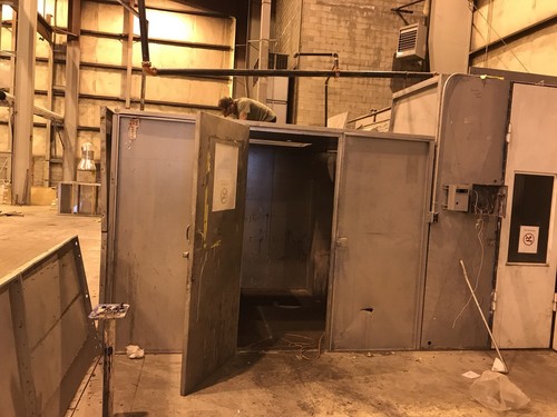 used paint spray booth