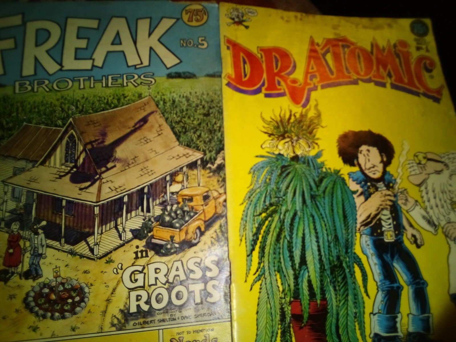 Freak brothers No5  Dr. Atomic No1 used good